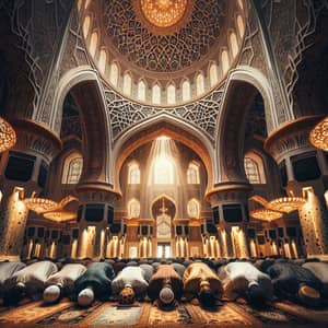Architectural Beauty and Cultural Diversity in a Beautiful Mosque