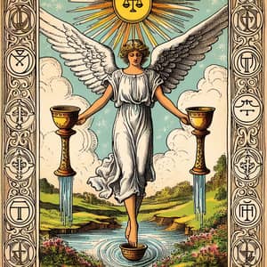 Temperance Tarot Card: Balance & Harmony | Tarot de Marseille