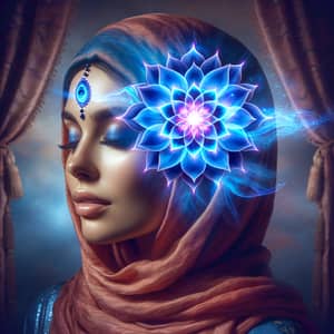 Stimulate Ajna: Visualize Vibrant Indigo Lotus Flower | Spiritual Awakening