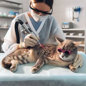 Professional Cat Tattoo Removal: Veterinary Laser Procedure