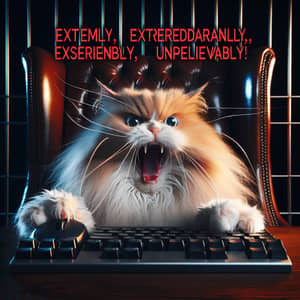 Angry Cat - Supreme Intensity in Feline Fury