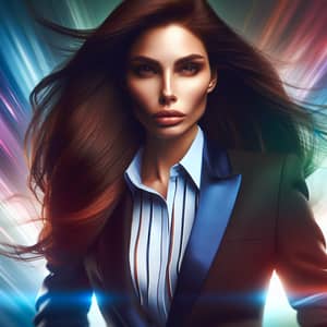 Confident Businesswoman | Vibrant & Elegant Portrait