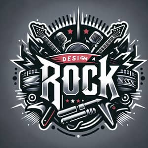 Rock Band Logo Design - Bold & Edgy Music Symbol Design