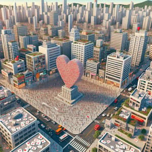 City Love: Millions Mail in Metropolis