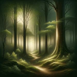 Enchanting Forest Pathway | Serenity & Mystery in Nature