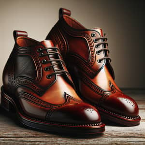 Vintage Style Leather Shoes - Handcrafted Excellence