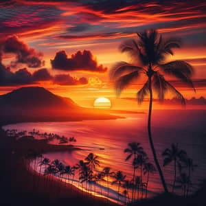 Tranquil Sunset in Hawaii | Exquisite Ocean View