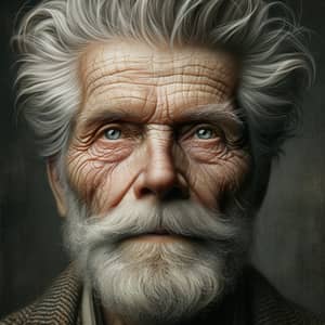 Elderly Man Portrait: Wisdom and Charisma Captured in Time