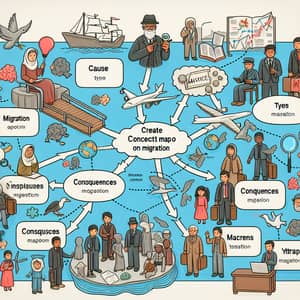 Concept Map on Migration: Causes, Types, Actors, Consequences | Website
