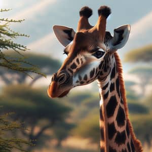 African Safari: Majestic Giraffe in Natural Habitat