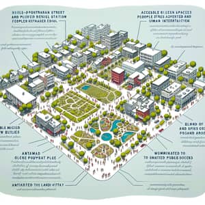 People-Oriented Urban Design | Vibrant Neighborhood Map