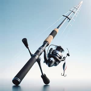 Lightweight Carbon Fiber Fishing Rod with Cork Grip