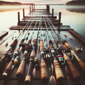 Vintage Fishing Rods for Peaceful Fishing Adventures