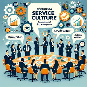 Developing a Service Culture: Top Management Commitment & Action