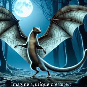 Weasel with Bat Wings and Raptor Legs: A Unique Creature