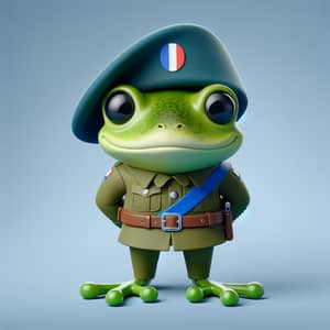 Kermit as a french foreign legionnaire