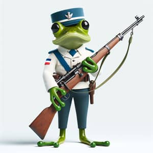 French Foreign Legion Frog | Military Frog Costume Photo