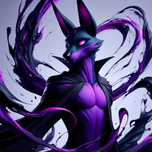 Mega Gallade - Purple Body, Magenta Eyes, Shadow Sword