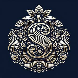 Opulent 'S' Peacock Logo for Jewelry Zone
