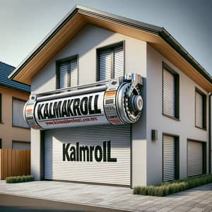 Modern House with Motorized Shutter Advertisements | Kalmakroll