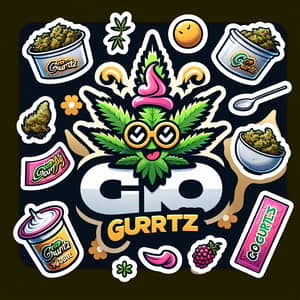 Luxury Logo Design for Go Gurtz Cannabis Strain - Capturing Sophistication