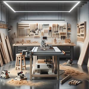 Modern Carpentry Workshop with State-of-the-Art Tools | Woodworking Studio