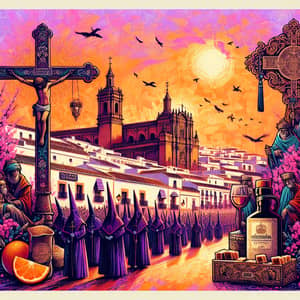Traditional Semana Santa Poster from Jerez de la Frontera