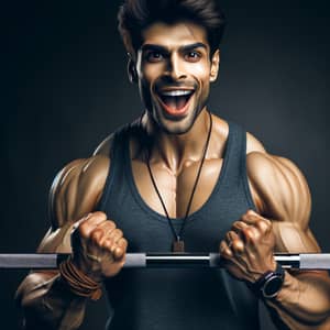 Determined South Asian Man Triumphs in Life | Strength & Passion