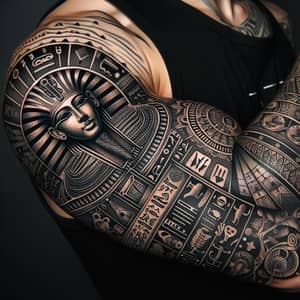 Ancient Egyptian Inspired Arm Tattoo Design