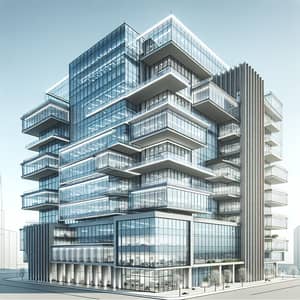 Innovative and Contemporary 5-Floor Company Building Design