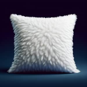 Fluffy White Pillow - Soft Contours, Rich Texture | Website Name