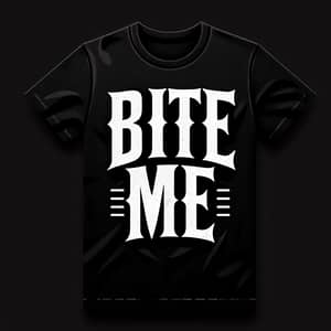 Dark Bite Me T-Shirt Logo | Modern Graphic Design