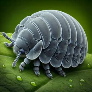 Detailed Roly-Poly Bug Close-Up Photo | Pill Bug Exploration