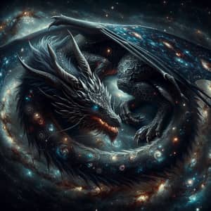 Cosmic Dragon: Devourer of Worlds, Nebula Wings & Gemstone Scales