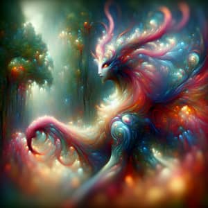 Mythical Creature in Enchanted Forest | Fantasy Art Inspiration