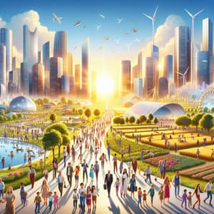 Futuristic Ukraine: Diverse Cities, Innovations, and Sustainable Living
