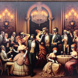 Victorian Masquerade Ball Wall Art | Coquetry Concept