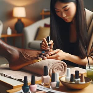 Professional Pedicure Session at Modern Spa | Nail Care