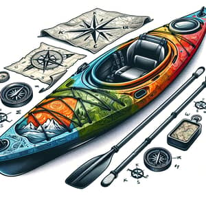 Colorful Kayak for Thrilling Water Adventures