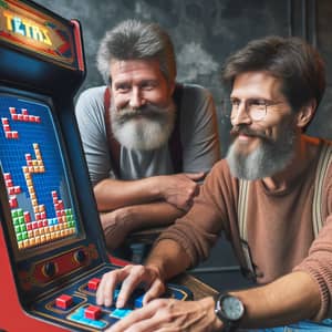Enjoyable Tetris Game with Friendly Competition | Classic Arcade Fun