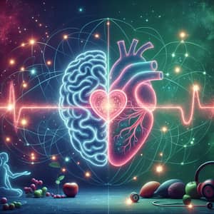 Mind-Heart Connection for Holistic Health: Visual Representation