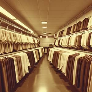 Vintage 1950s Americana Dry Cleaning Store Interior
