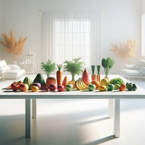 Healthy Eating in Minimalist Style | Fresh Produce on Display