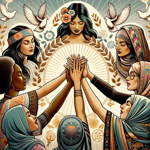 Diverse Women Unity Poster for Respect and Equality