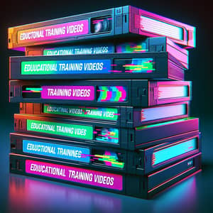 Educational Training Videos in Retro VHS Style