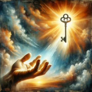 Symbolic Artwork of Deliverance and Power | Key to Unlock Freedom