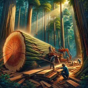 Transforming Majestic Tree to Lumber: Detailed Process