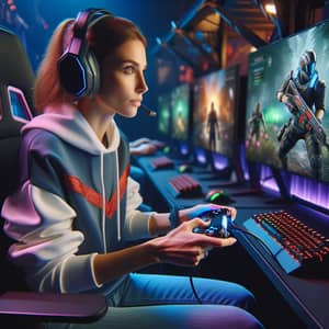 Thrilling Competitive E-Sports with a Skilled Gamer | Website Name