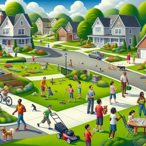 Diverse Suburban Neighbourhood | Community Spirit & Harmony