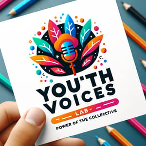 Youth Voices Lab - Power of the Collective Logo Design